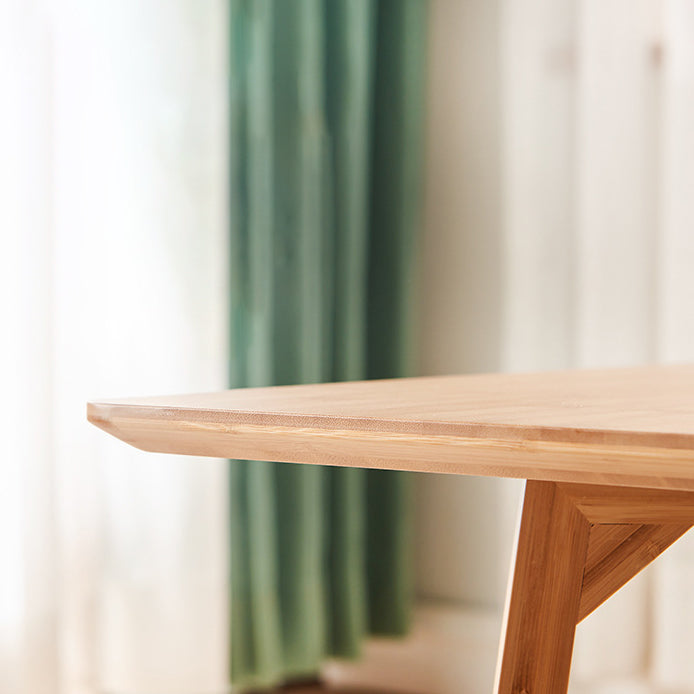 Traditional Japanese Square Plywood Top Oak Wood Coffee Table For Living Room