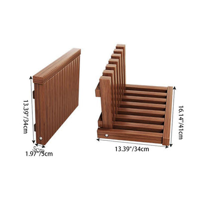 Table de chevet pliable murale cachée en bois massif ultra mince moderne minimaliste pour chambre à coucher 