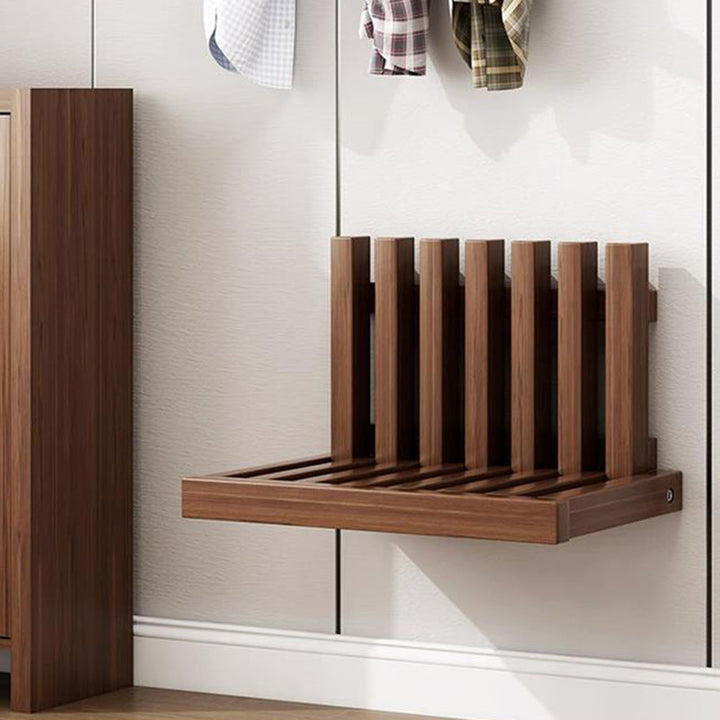 Moderner minimalistischer ultradünner klappbarer Wand-Klapptisch aus Gummibaumholz mit verdeckter Montage für das Schlafzimmer 