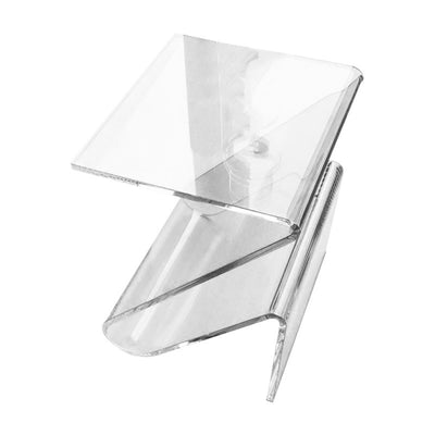 Contemporary Nordic Acrylic Z-Shaped End Table Storage Shelf For Living Room