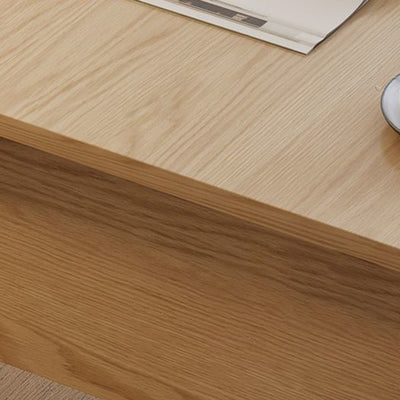 Traditional Japanese Square Solid Wood Ecological Board Top Extendable Coffee Table For Living Room