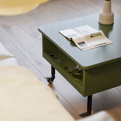 Traditional Japanese Square Solid Wood Ecological Board Top Extendable Coffee Table For Living Room