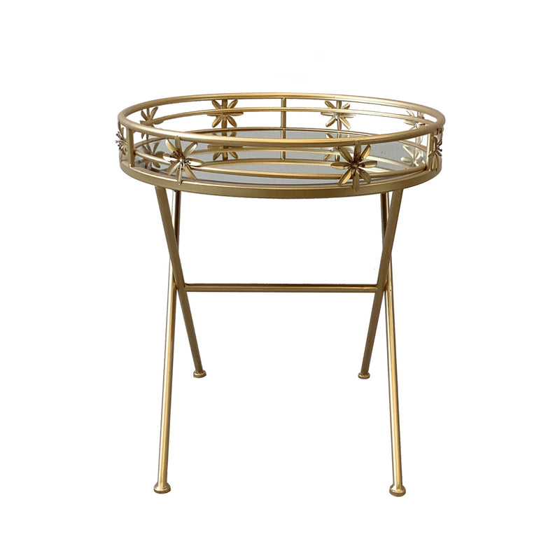Contemporary Luxury Geometry Circle Hollow Out Iron Coffee Table For Living Room