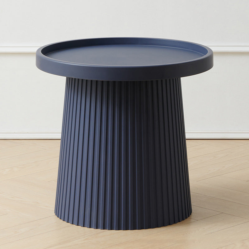 Contemporary Scandinavian Macaron Plastic Tray Top Coffee Table For Living Room