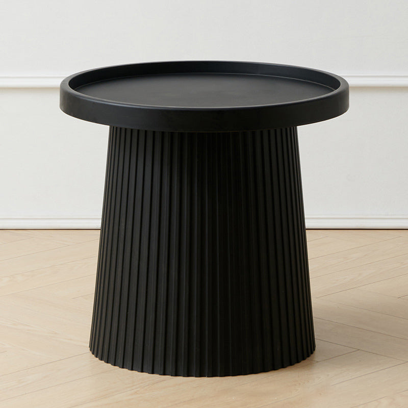 Contemporary Scandinavian Macaron Plastic Tray Top Coffee Table For Living Room