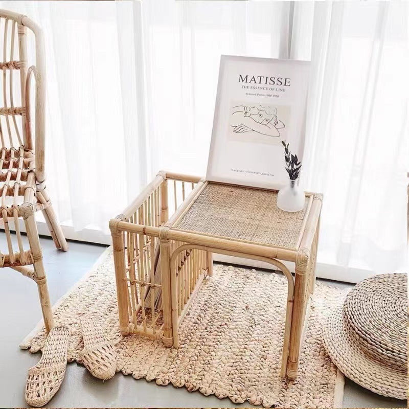 Traditioneller Vintage Runder Massivholz Tablett-Tisch 2-stufiger Rollwagen für das Wohnzimmer 