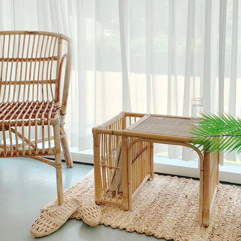 Traditioneller Vintage Runder Massivholz Tablett-Tisch 2-stufiger Rollwagen für das Wohnzimmer 