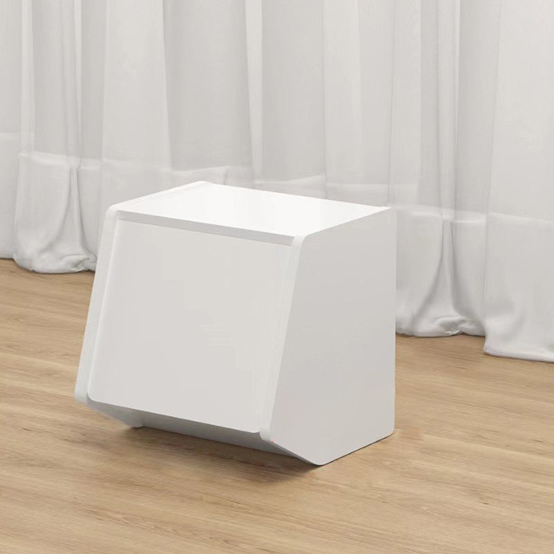 Contemporary Nordic Solid Wood Modular Cube Storage Cabinet Books Toys & Snacks Multi-Layer Organizer With Doors For Bedroom & Living Room