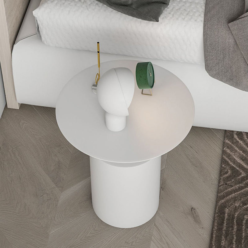 Modern Minimalist Iron Geometric Cylinder Coffee Table For Living Room