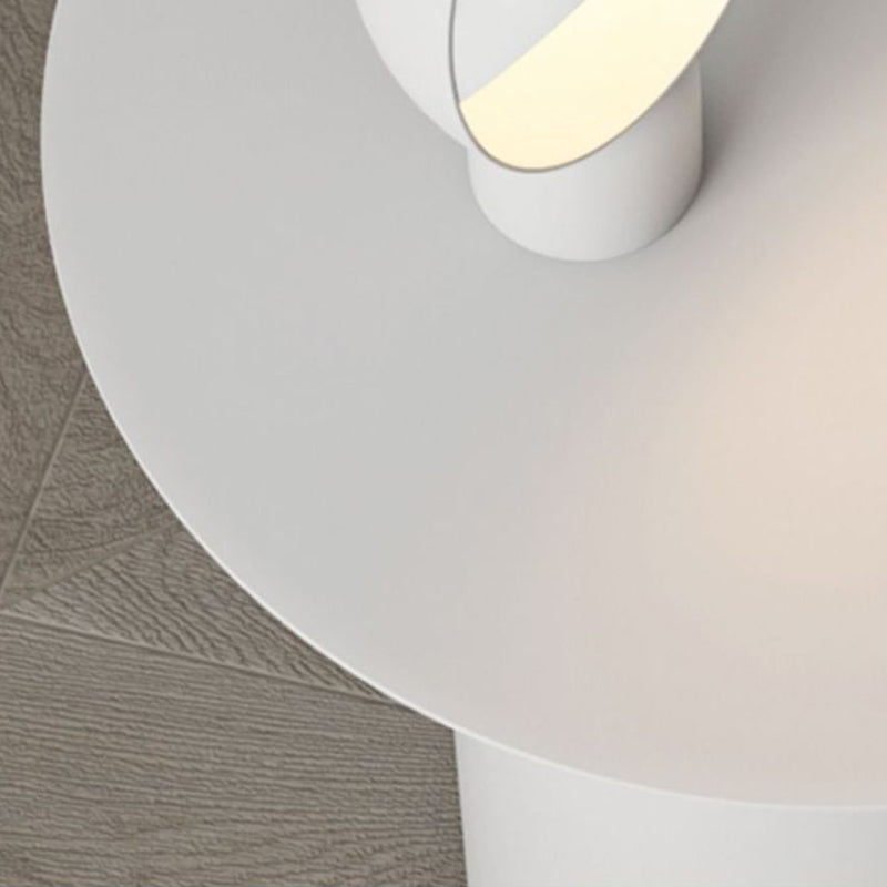 Modern Minimalist Iron Geometric Cylinder Coffee Table For Living Room