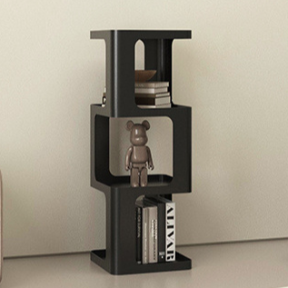 Contemporary Scandinavian Iron Square Bookshelves 3/4/5-Tier Standing Shelves For Home Office