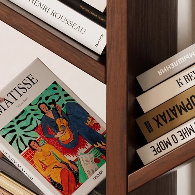 Zeitgenössische Retro-Baumförmige Bücherregale aus Massivholz 5/8/10-stufige Stehregale für das Home Office 
