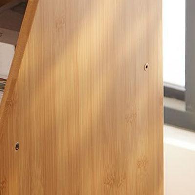 Table de nuit carrée en bois massif japonais traditionnel avec 2 rangements pour chambre 