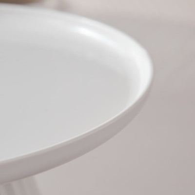 現代的なスカンジナビアの丸いレースベースのプラスチック製エンドテーブル（リビングルーム用） 