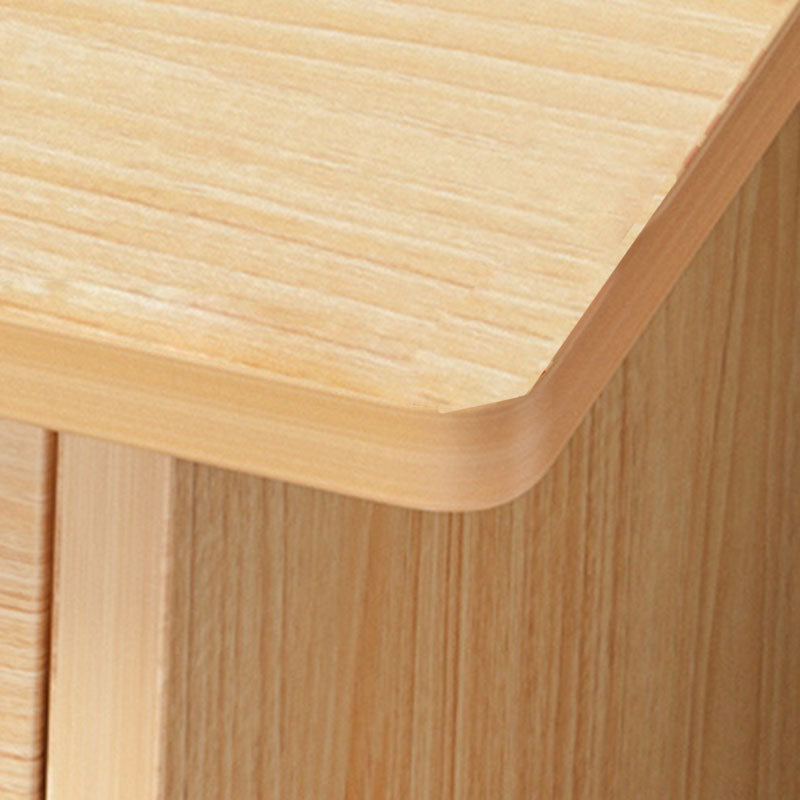 Moderner minimalistischer rechteckiger Dichteplatten-Schreibtisch mit 3 Ebenen für das Home Office 