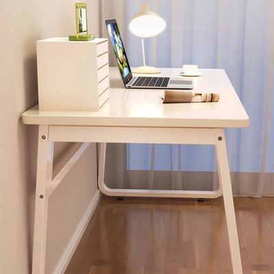 Escritorio de Placa de Densidad de Hierro Rectangular Minimalista Moderno para Oficina en Casa 