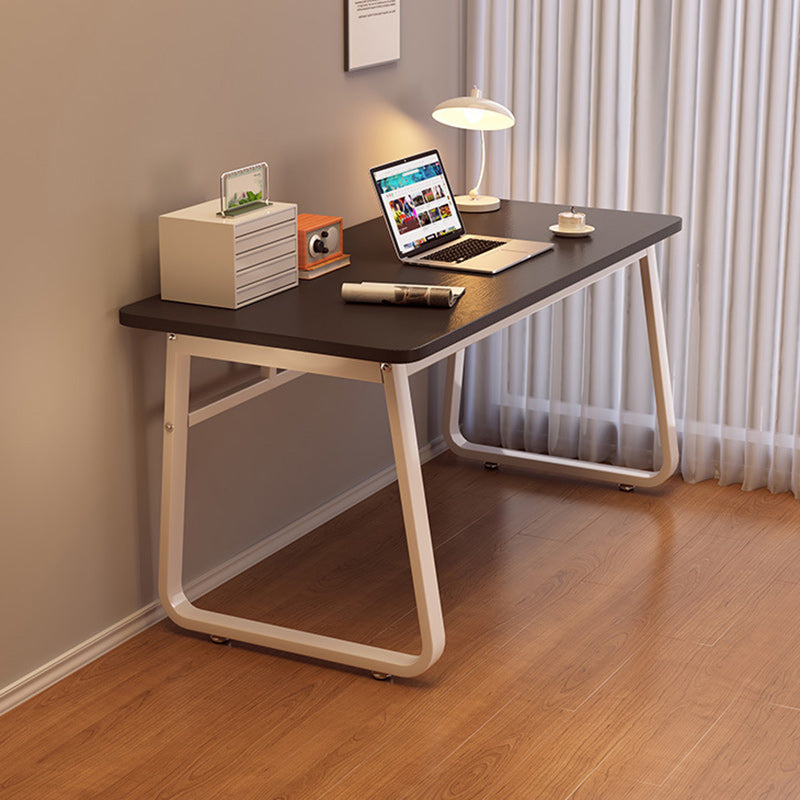 Escritorio de Placa de Densidad de Hierro Rectangular Minimalista Moderno para Oficina en Casa 