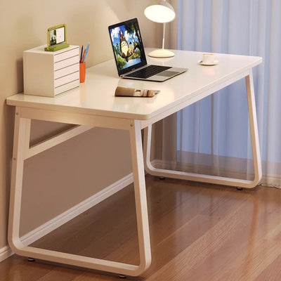 Escritorio de Placa de Densidad de Hierro Rectangular Minimalista Moderno para Oficina en Casa 