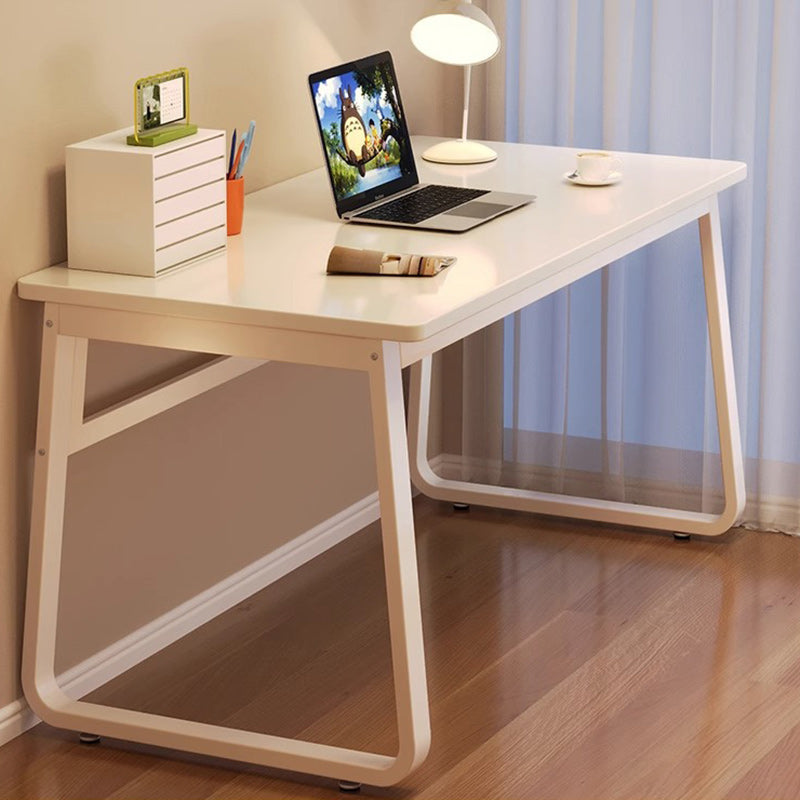 Escritorio de Placa de Densidad de Hierro Rectangular Minimalista Moderno para Oficina en Casa 