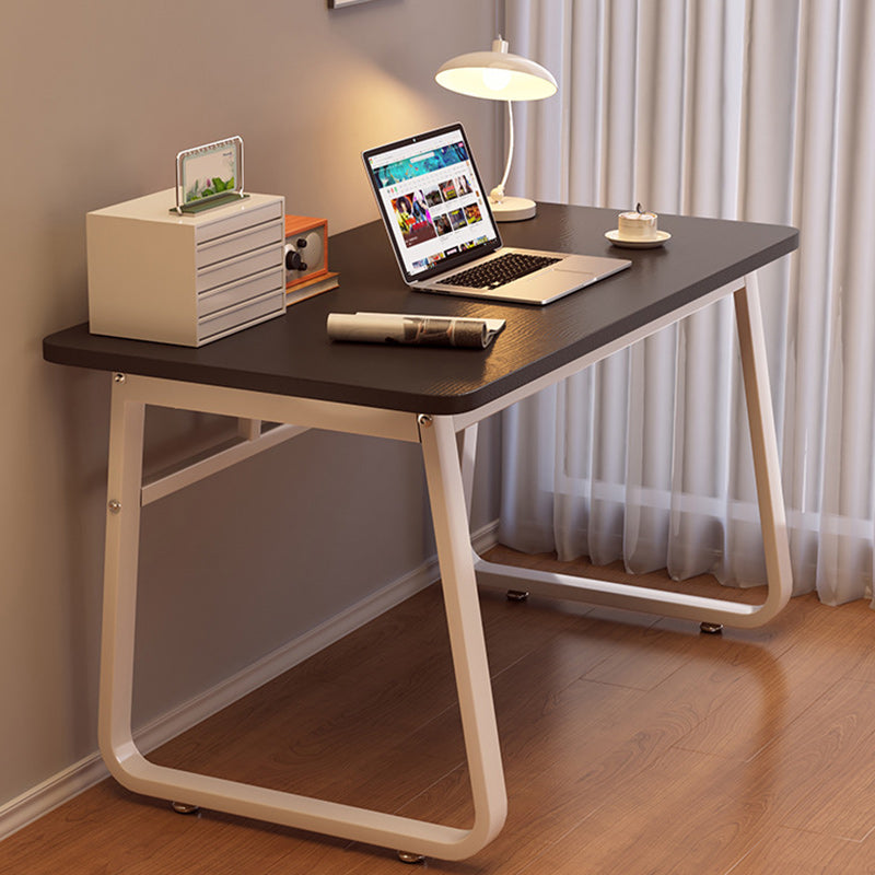 Escritorio de Placa de Densidad de Hierro Rectangular Minimalista Moderno para Oficina en Casa 