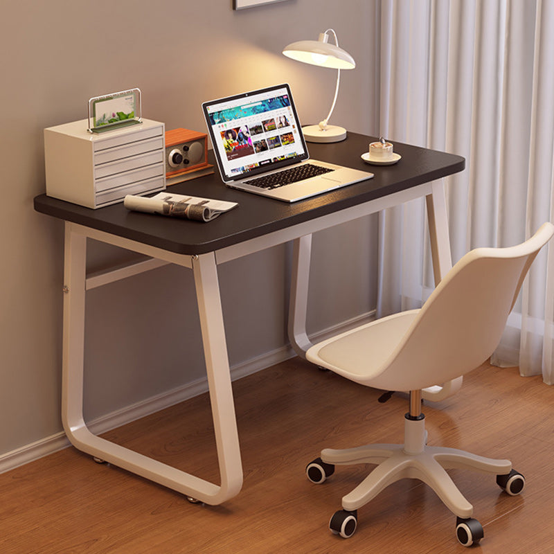 Escritorio de Placa de Densidad de Hierro Rectangular Minimalista Moderno para Oficina en Casa 