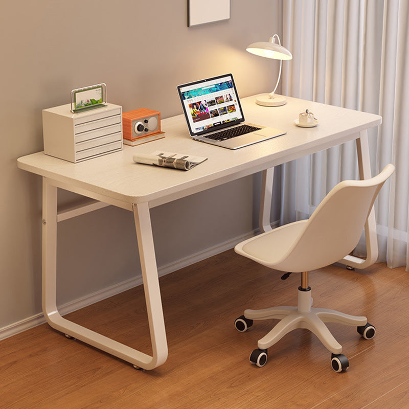 Escritorio de Placa de Densidad de Hierro Rectangular Minimalista Moderno para Oficina en Casa 