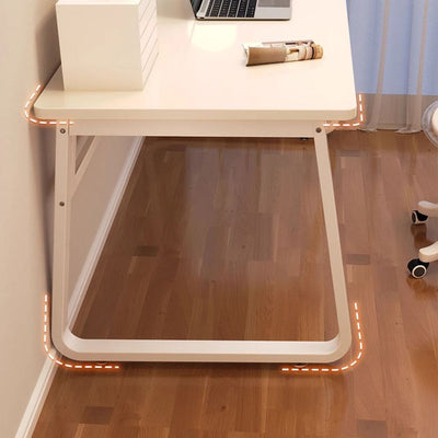Escritorio de Placa de Densidad de Hierro Rectangular Minimalista Moderno para Oficina en Casa 