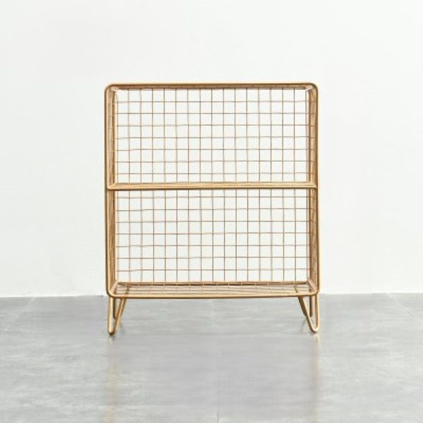 Mesa Lateral Rectangular de Hierro Minimalista Moderna de 2/3 Niveles Para Sala de Estar 