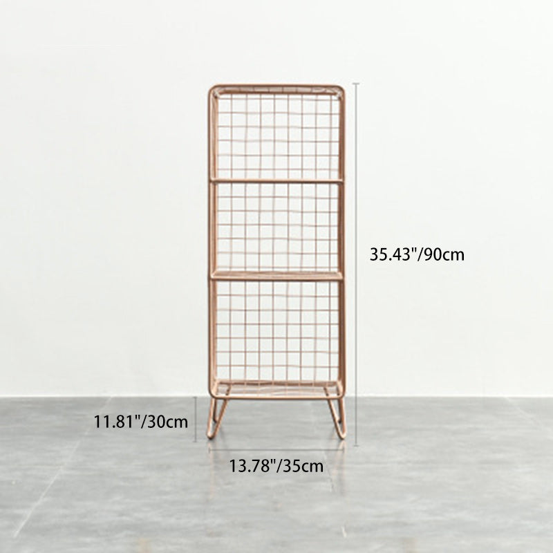 Mesa Lateral Rectangular de Hierro Minimalista Moderna de 2/3 Niveles Para Sala de Estar 
