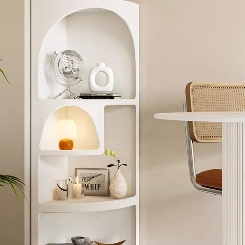 Mesa auxiliar contemporánea escandinava de tablero de espuma de PVC con ventilador para sala de estar 