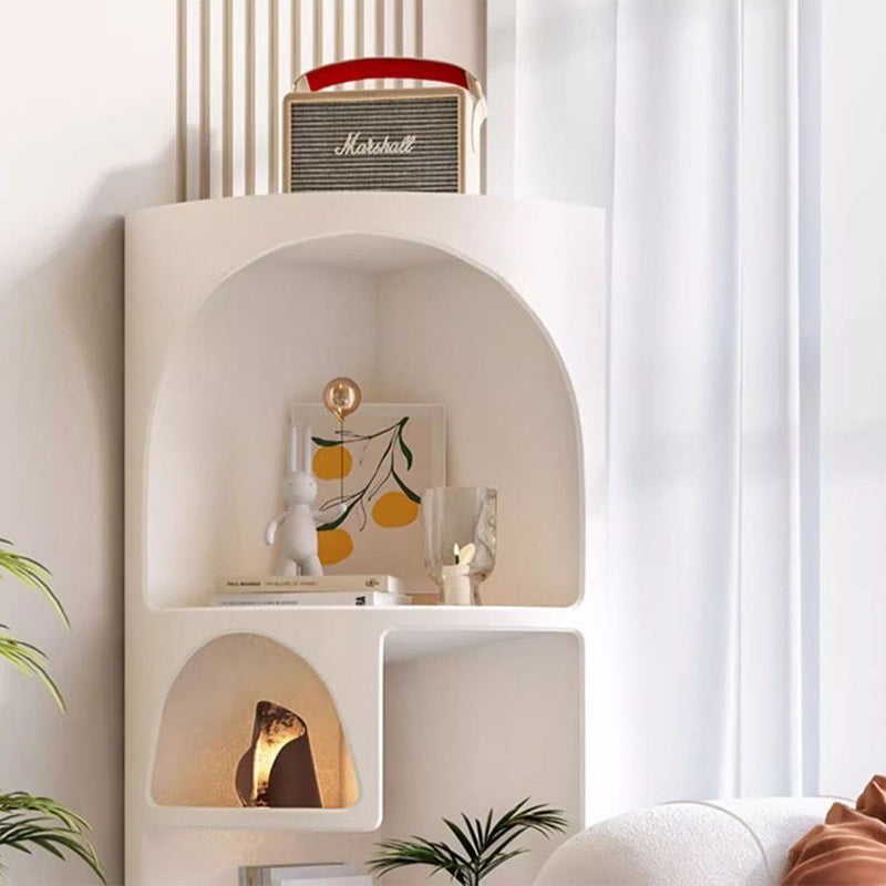 Mesa auxiliar contemporánea escandinava de tablero de espuma de PVC con ventilador para sala de estar 