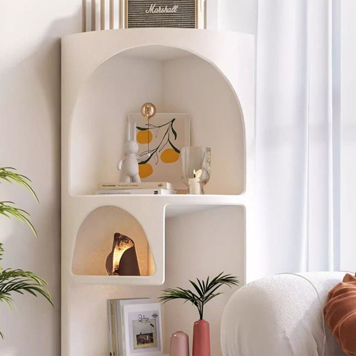 Mesa auxiliar contemporánea escandinava de tablero de espuma de PVC con ventilador para sala de estar 