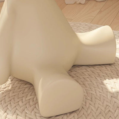 Mesa Auxiliar Redonda de Plástico Creativa Contemporánea para Sala de Estar 