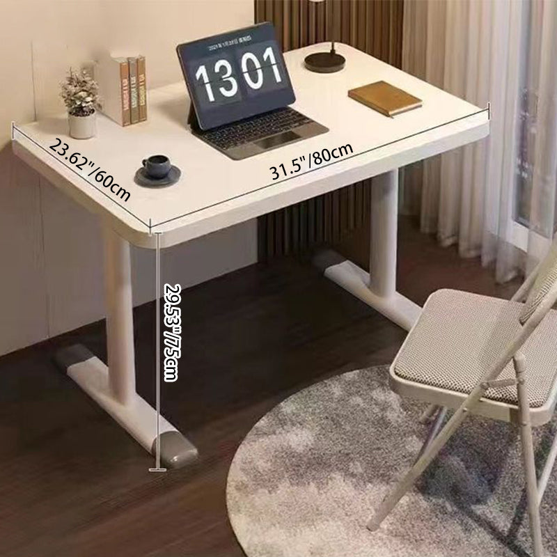 Moderne minimalistische rechteckige Schreibtische aus Karbonstahl und MDF für das Homeoffice 