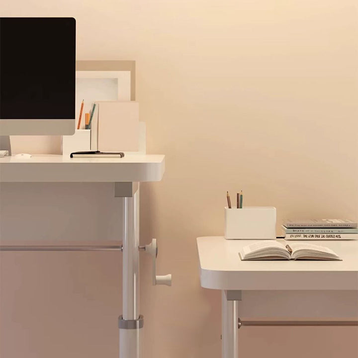 Moderne minimalistische rechteckige Schreibtische aus Karbonstahl und MDF für das Homeoffice 