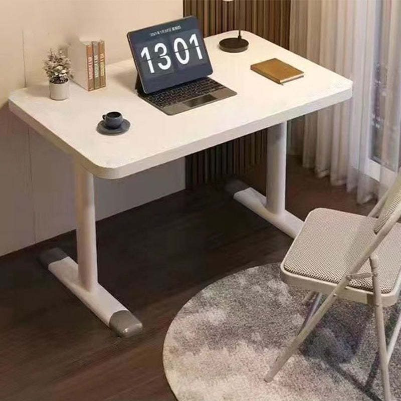 Moderne minimalistische rechteckige Schreibtische aus Karbonstahl und MDF für das Homeoffice 