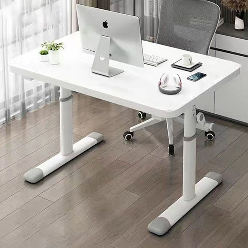 Moderne minimalistische rechteckige Schreibtische aus Karbonstahl und MDF für das Homeoffice 