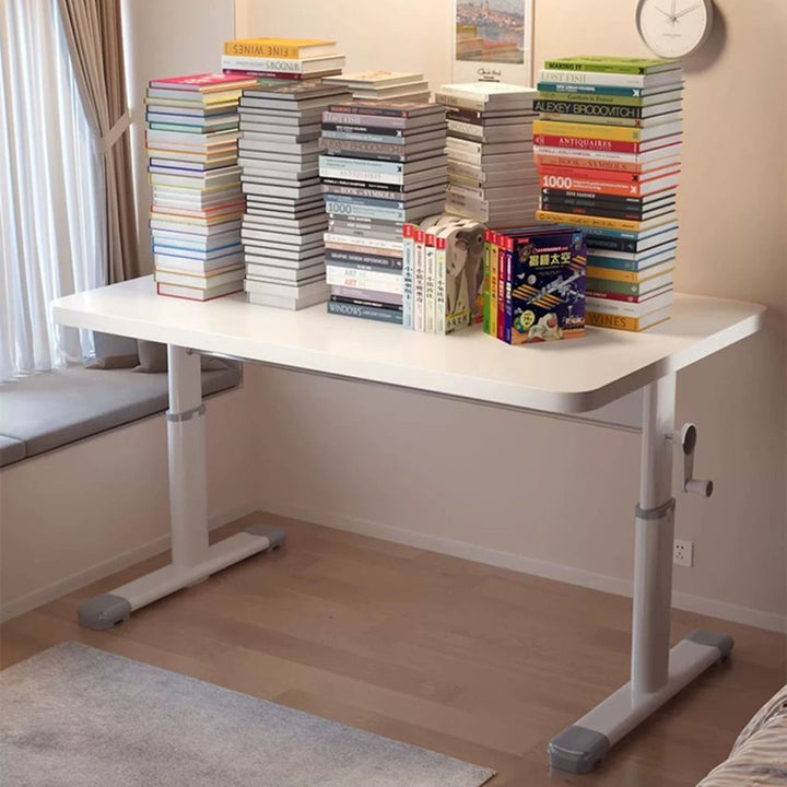 Moderne minimalistische rechteckige Schreibtische aus Karbonstahl und MDF für das Homeoffice 