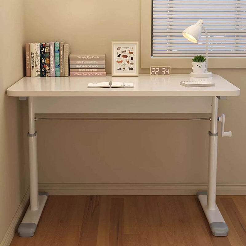 Moderne minimalistische rechteckige Schreibtische aus Karbonstahl und MDF für das Homeoffice 