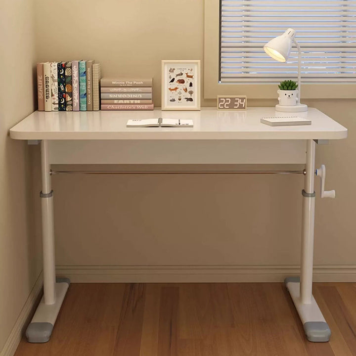 Moderne minimalistische rechteckige Schreibtische aus Karbonstahl und MDF für das Homeoffice 