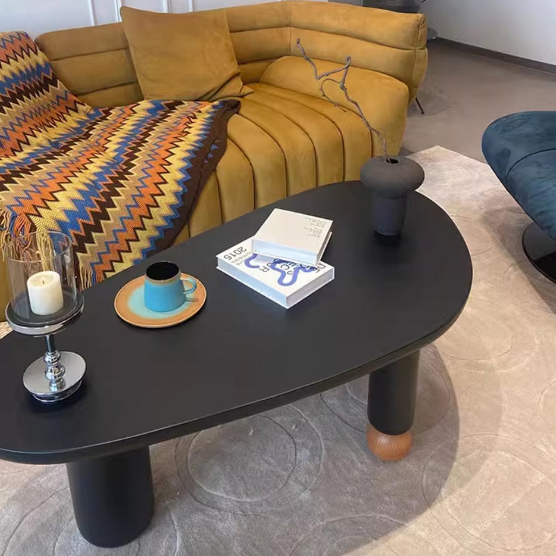 Modern Mid-Century Alien Oval Pine Coffee Table For Living Room