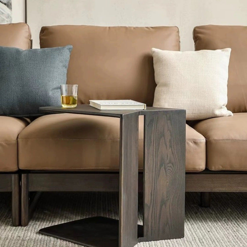 Modern Minimalist Triangle Rectangle Ash Wood Side Table For Living Ro ...