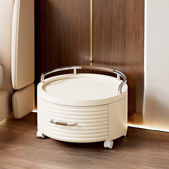 Cylindre rond amovible contemporain scandinave PP ABS PET 1/2/3/4 tiroir pour salon 