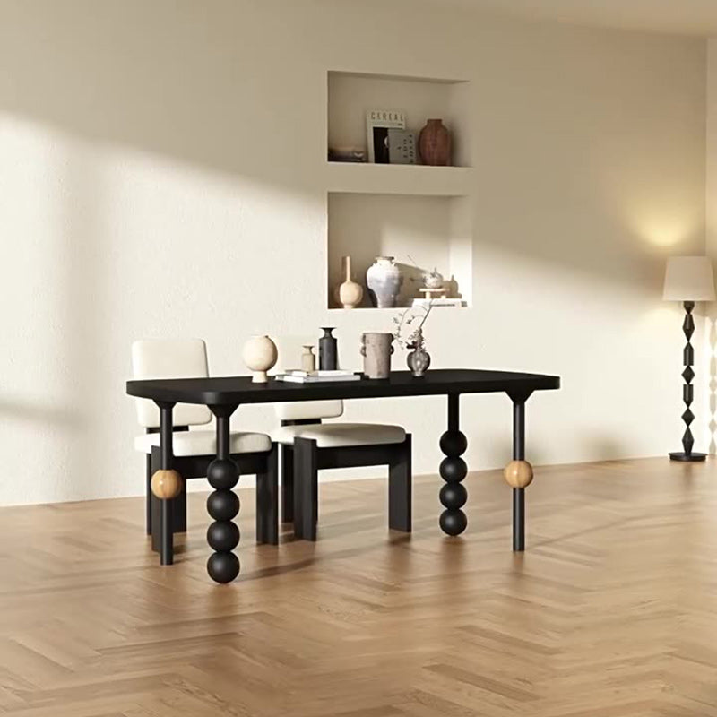 Traditioneller Vintage-Esstisch aus Kiefernholz in rechteckiger/ovaler Form für das Esszimmer 