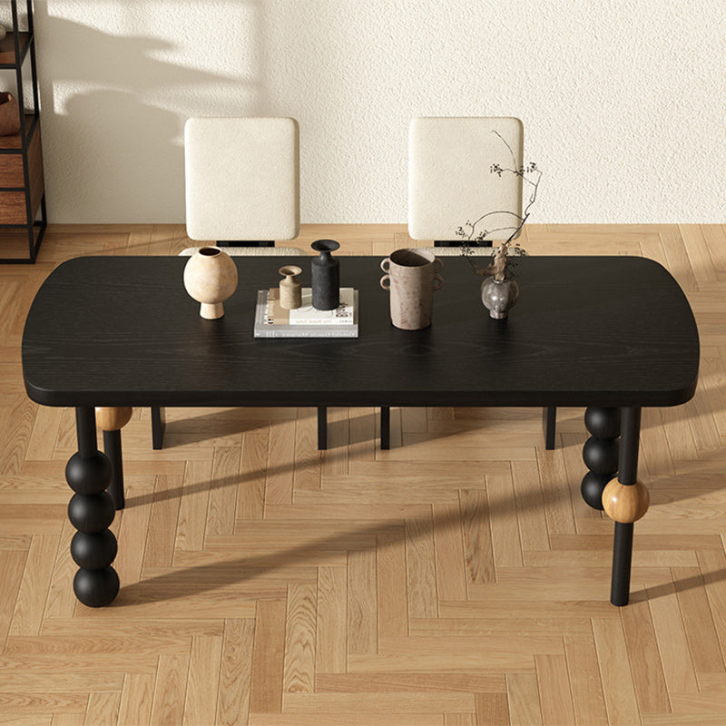 Traditioneller Vintage-Esstisch aus Kiefernholz in rechteckiger/ovaler Form für das Esszimmer 