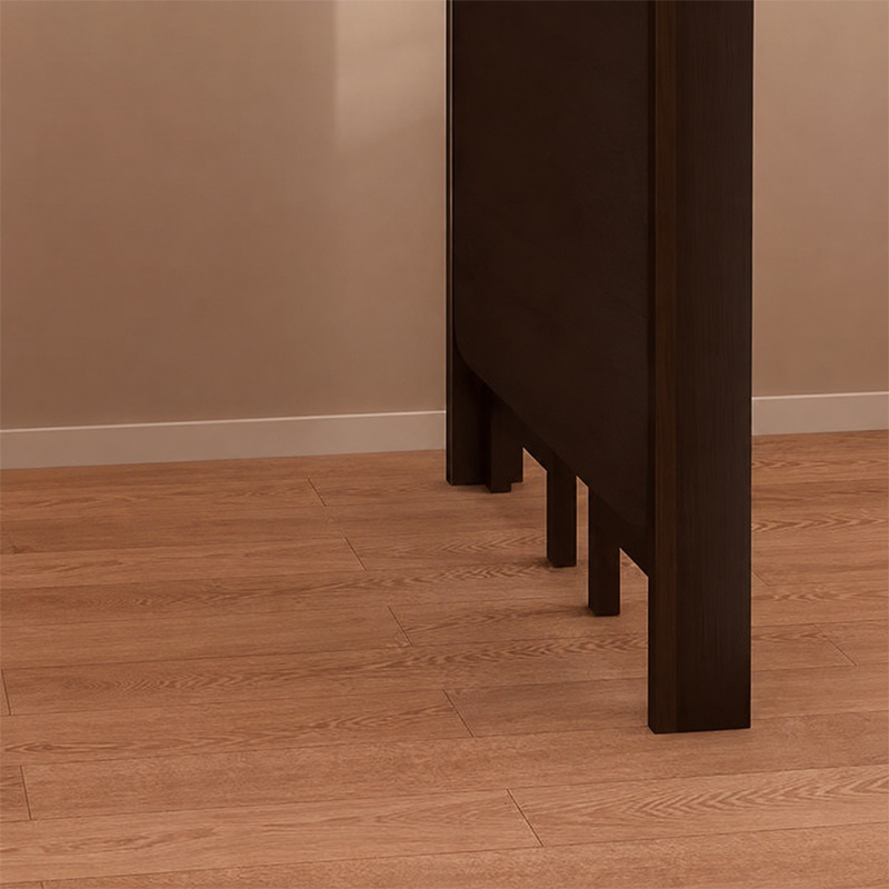 Moderner minimalistischer klappbarer Schreibtisch aus Kautschukholz in rechteckiger Form fürs Homeoffice 