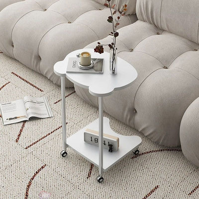 Zeitgenössischer kreativer Bärenform-Dichteplatte-Tisch mit Edelstahl-Oberfläche, 2-stufig für das Wohnzimmer 