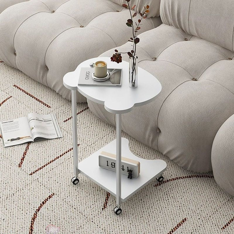 Zeitgenössischer kreativer Bärenform-Dichteplatte-Tisch mit Edelstahl-Oberfläche, 2-stufig für das Wohnzimmer 