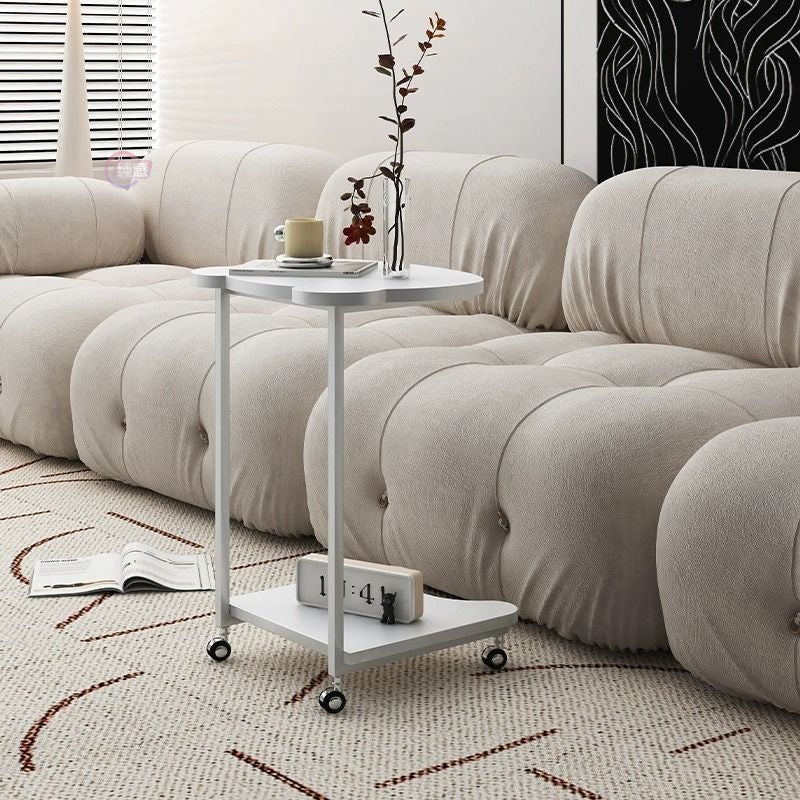 Zeitgenössischer kreativer Bärenform-Dichteplatte-Tisch mit Edelstahl-Oberfläche, 2-stufig für das Wohnzimmer 