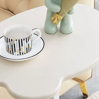 Zeitgenössischer kreativer Bärenform-Dichteplatte-Tisch mit Edelstahl-Oberfläche, 2-stufig für das Wohnzimmer 